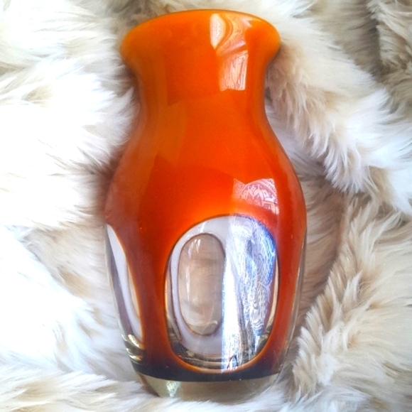 🌙Vintage Murano Glass Finestre Window Vase